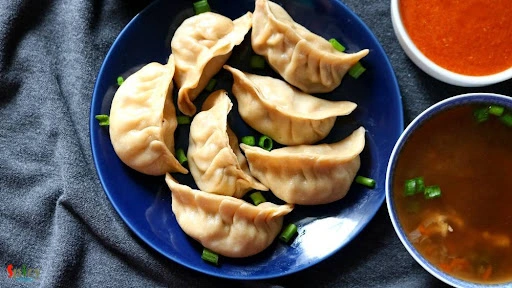 Delicious Non-Veg Momos at Spices of Punjab in Edmonton, AB